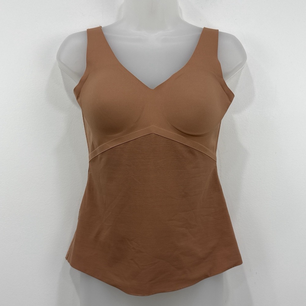 Honeylove Liftwear Tank M Nude Shapewear Wire Free Compression Sculpting Cami